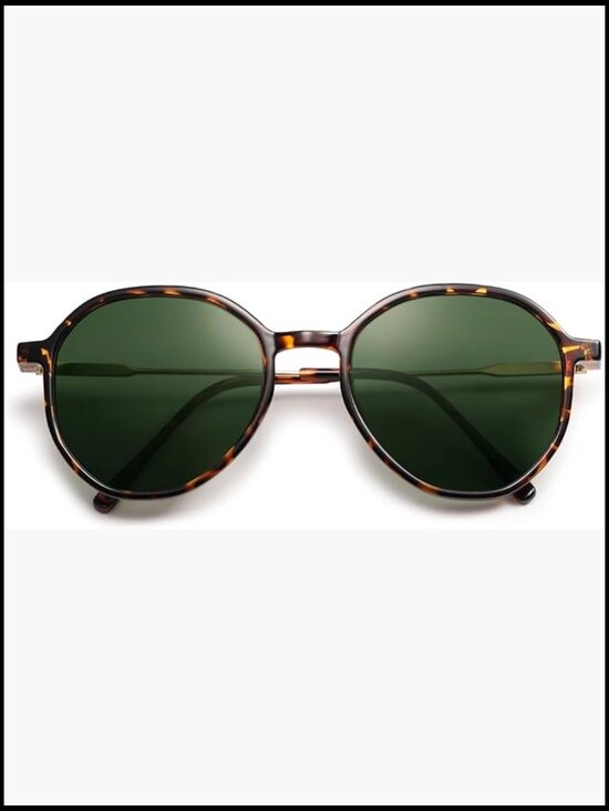 Designer Hexagon Round Sunglasses for Women UV400 Full Frame Polycarbonate main image 5
